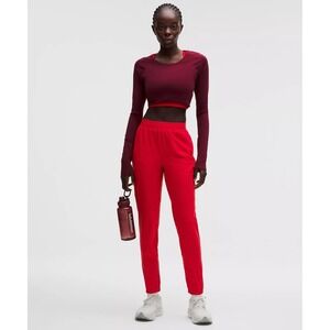 Lululemon-Adapted State High-Rise Jogger Regular-Oxford Red